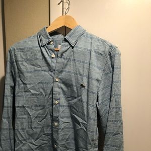 Men’s Lacoste long sleeve dress shirt.